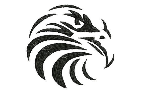 Black Falcon Head