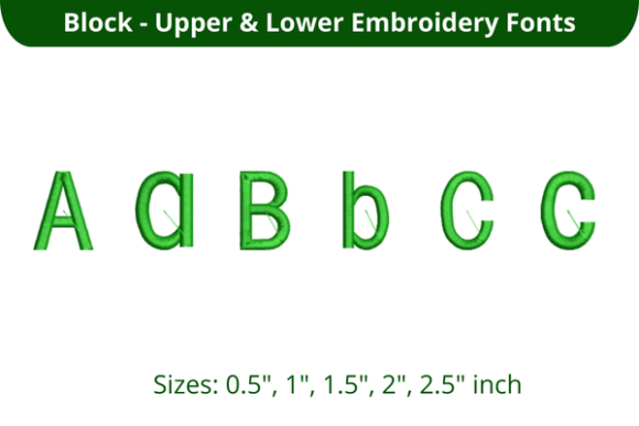 Block Font ABC