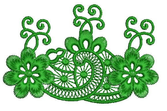 Dual Green Flowers