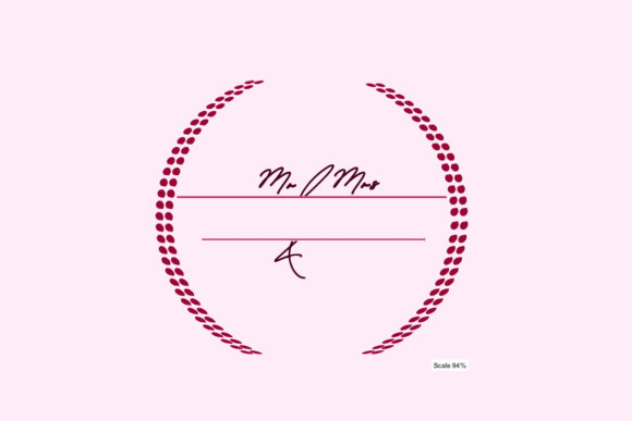 Mr Mrs Monogram Leaf Circle Wreath Review