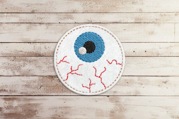 Realistic Eyeball Feltie Applique