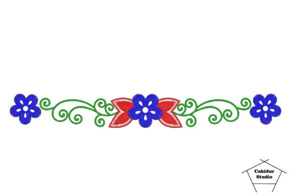 Tied Flower Border