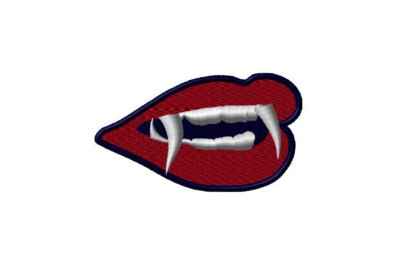 Vampire Embroidery Design