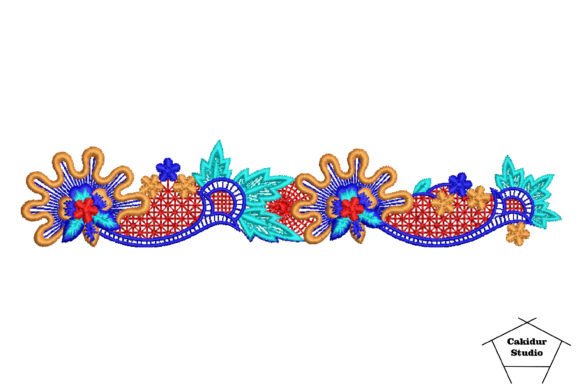 Winged Flower Border