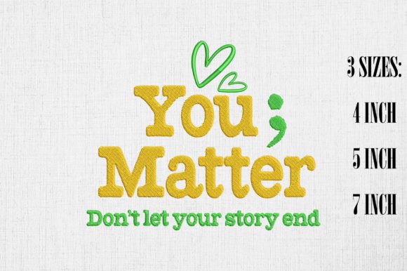 You Matter Semicolon Mental Health